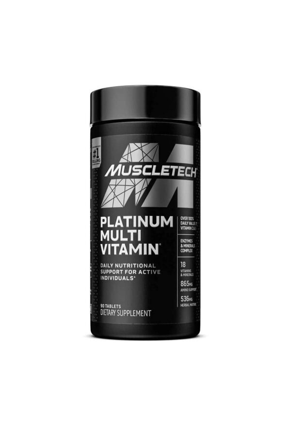 Multivitamin for Men | MuscleTech Platinum Multivitamin | Vitamin C for Immune Support