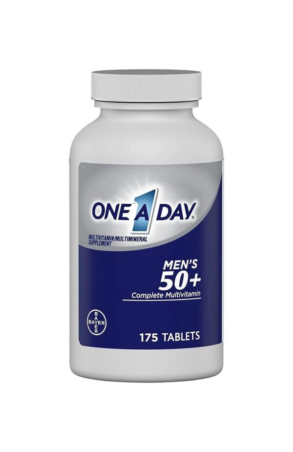 One A Day Men?s 50+ Multivitamins, Supplement with Vitamin A, Vitamin C, Vitamin D, Vitamin E and Zinc for Immune Health Support*, Calcium & more, 175 count