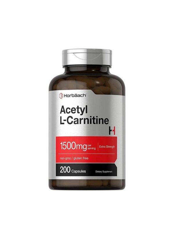 Acetyl L-Carnitine | 1500 mg 200 Capsules | ALCAR | Non-GMO, Gluten Free | by Horbaach