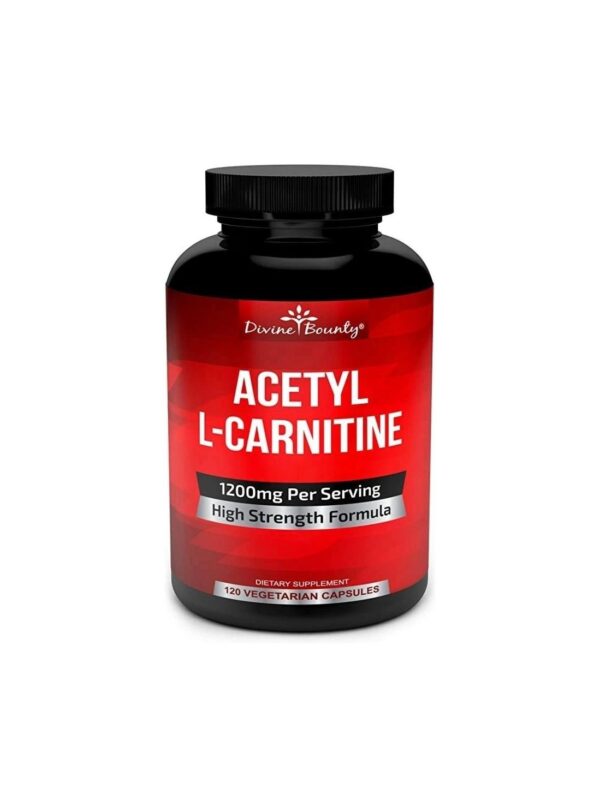 Acetyl L-Carnitine Capsules 1200mg Per Serving – L Carnitine Supplement 120 Vegetarian Capsules