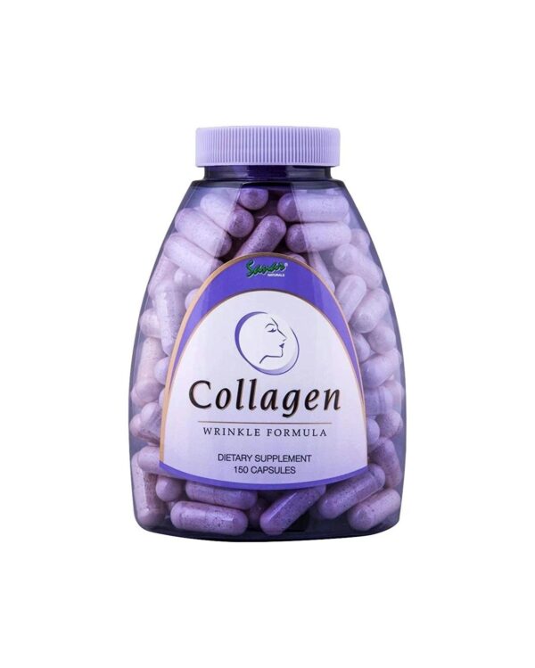 Collagen Pills Wrinkle Formula with Vitamin C, E – Wrinkle Repair, Boosts Hair, Nails and Skin Health – Hydrolyzed Collagen Peptides, Anti Aging Supplement, 150 Collagen Capsules