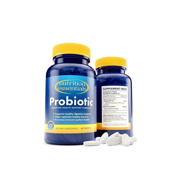 Probiotics for Women & Men – 900 Billion CFU Probiotics Digestive Health – 62% more Stable Probiotic Supplement for Gut Health Support – pH Neutral, USA Made Natural Probiotics Formula Prebiotic Blend
