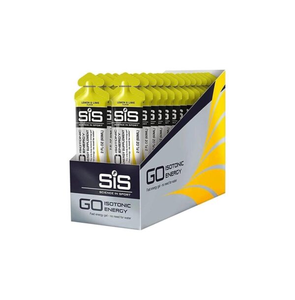 SCIENCE IN SPORT Isotonic Energy Gels, 22g Fast Acting Carbohydrates, Performance & Endurance Sport Nutrition for Athletes, Energy Gels for Running, Cycling, Triathlon, Lemon & Lime – 2 oz – 30 Pack