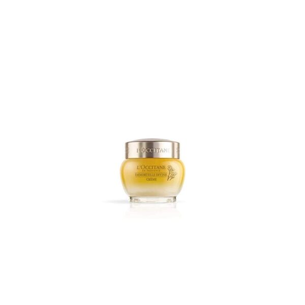 L’Occitane Anti-Aging Immortelle Divine Face Cream Moisturizer for a Youthful and Radiant Glow, 1.7 oz.