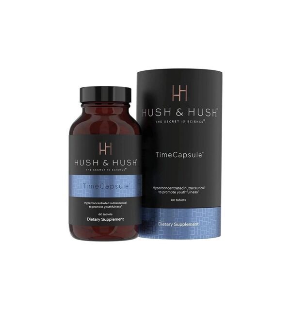 TimeCapsule Beauty Supplement Nutraceutical | Multivitamin with Collagen and Hyaluronic Acid | Packed with Antioxidants | Polypodium Protects Skin from Inside Out