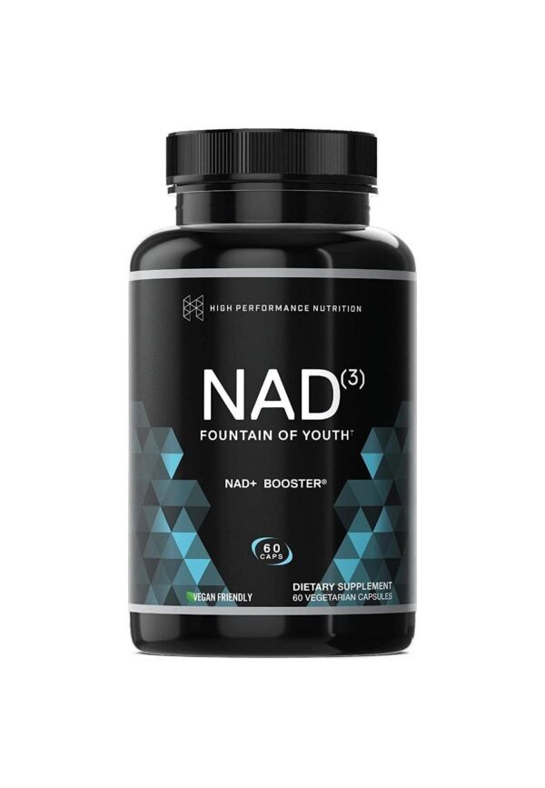 HPN NAD+ Booster (NAD3), Anti Aging Cell Booster, NRF2 Activator, Nicotinamide Riboside Alternative, True NAD Supplement Cell Regenerator Provides Natural Energy, Longevity, and Cellular Health (60 Veggie Capsules, 1 Month Supply)